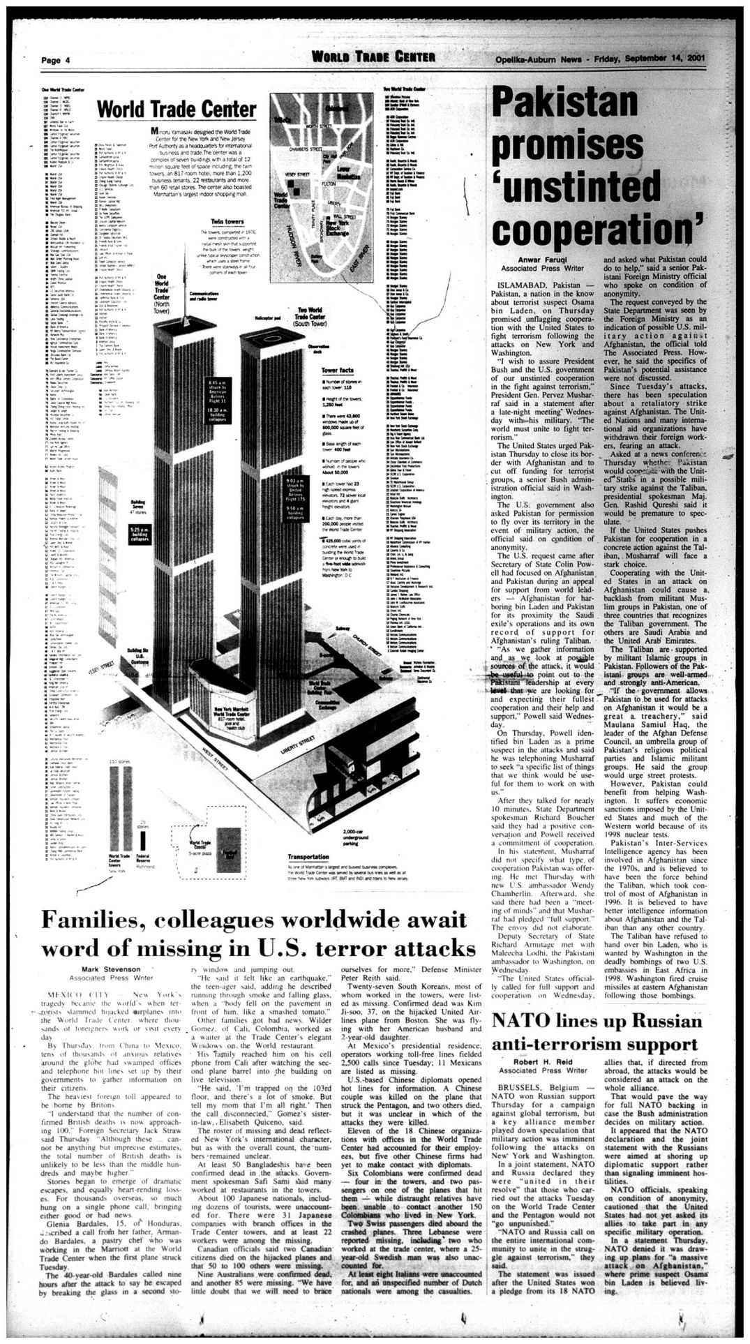 Friday, Sept. 14, 2001